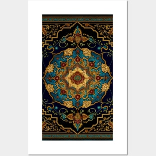 Persian carpet design 0 Posters and Art